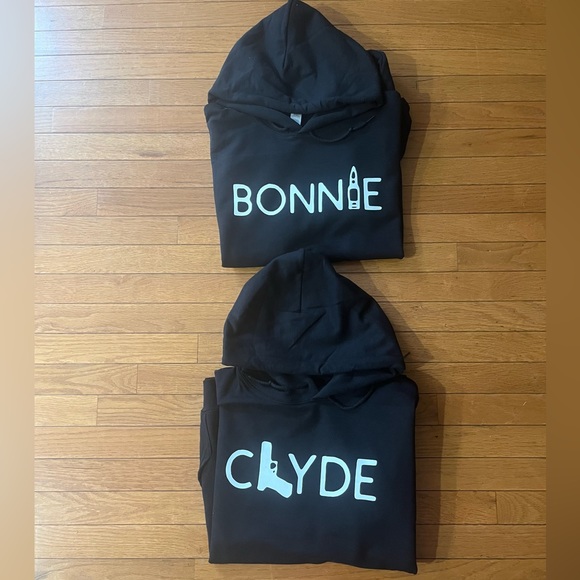 “Clyde and Bonnie” set of hoodies - Picture 4 of 6